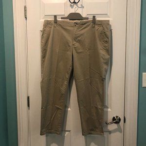 Crown & Ivy Ankle Pants Khaki Size 20W